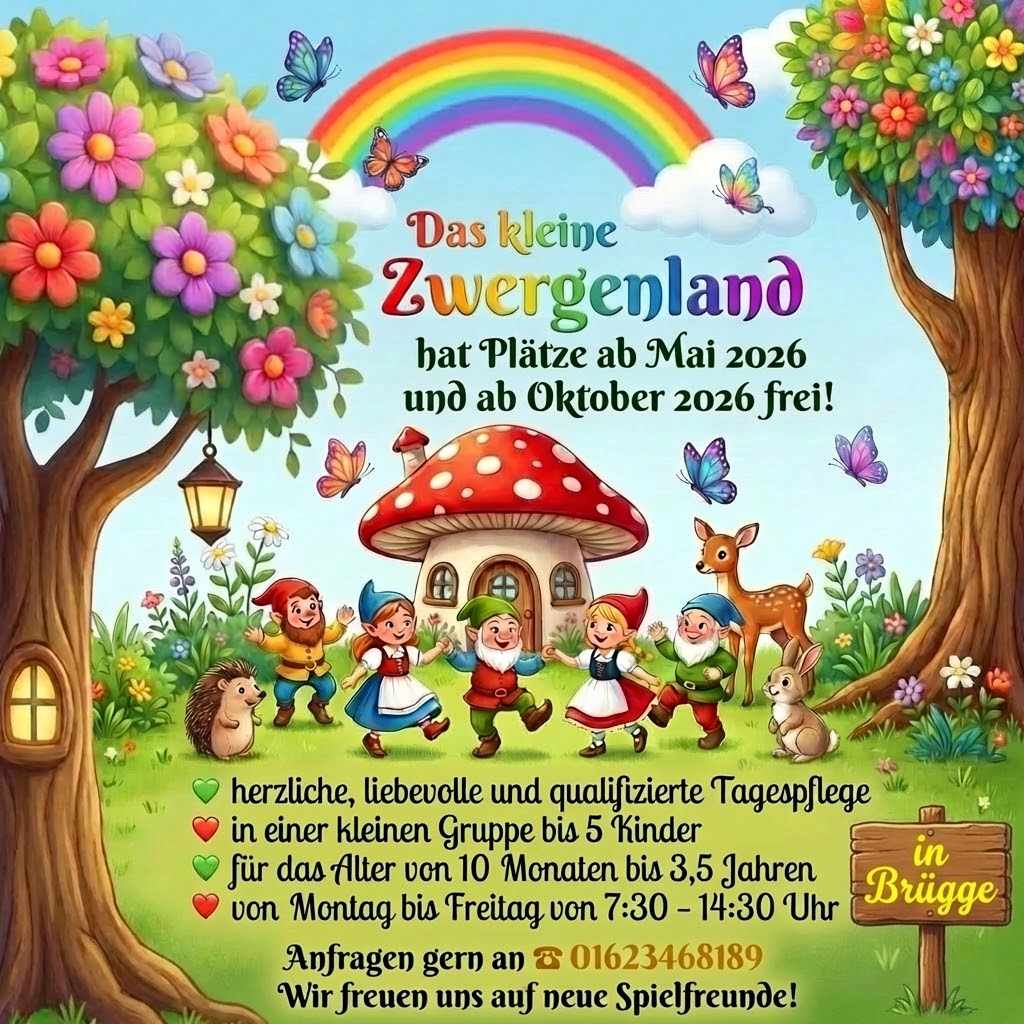 Flyer mit Informationen zu unserem Angebot